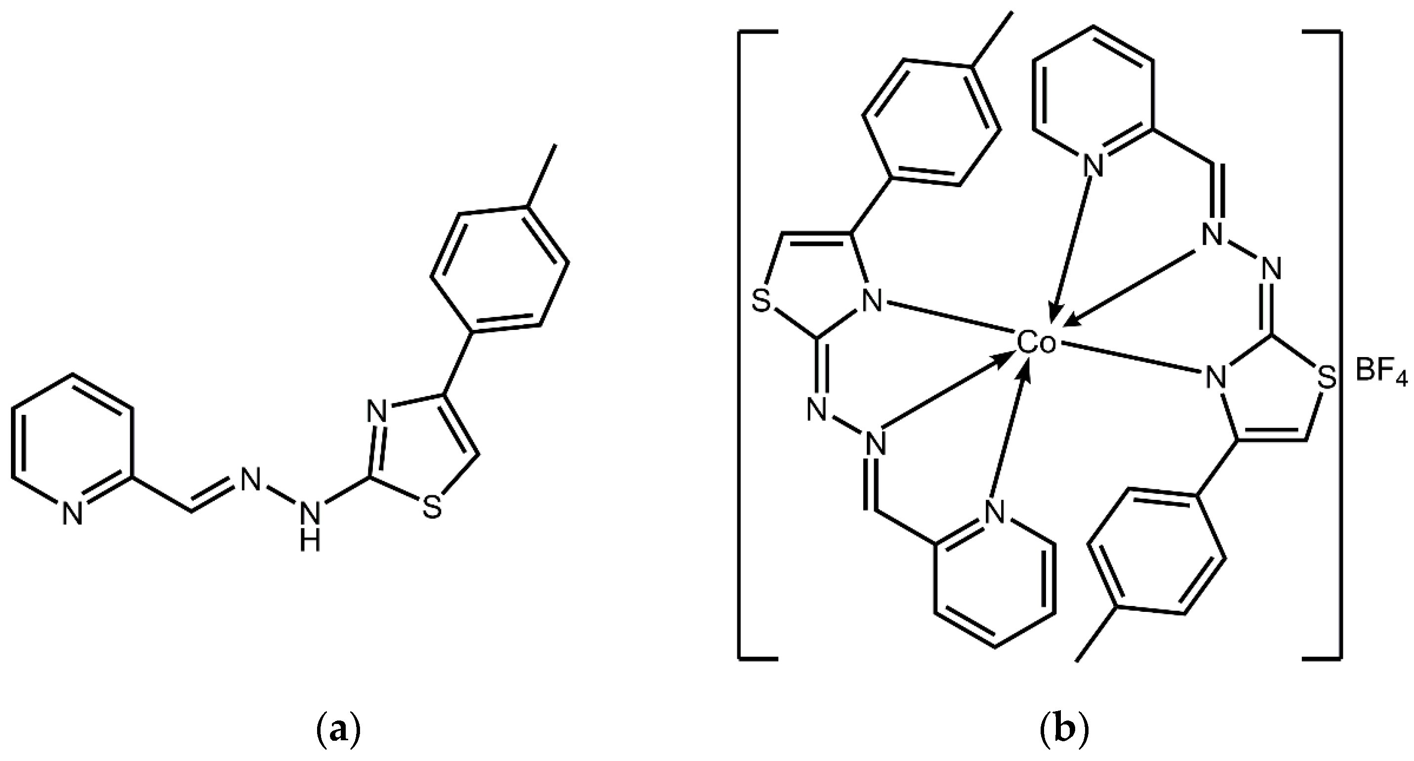 Pseudomonas aeruginosa is one of the most dreaded human pathogens, because of its intrinsic resistance to a number of commonly used antibiotics and ability to form sessile communities (biofilms). Innovative treatment strategies are required and that can rely on the attenuation of the pathogenicity and virulence traits. The interruption of the mechanisms of intercellular communication in bacteria (quorum sensing) is one of such promising strategies. A cobalt coordination compound (Co(HL)2) synthesized from (E)-2-(2-(pyridin-2-ylmethylene)hydrazinyl)-4-(p-tolyl)thiazole (HL) is reported herein for the first time to inhibit P. aeruginosa 3-oxo-C12-HSL-dependent QS system (LasI/LasR system) and underling phenotypes (biofilm formation and virulence factors). Its interactions with a possible target, the transcriptional activator protein complex LasR-3-oxo-C12-HSL, was studied by molecular modeling with the coordination compound ligand having stronger predicted interactions than those of co-crystallized ligand 3-oxo-C12-HSL, as well as known-binder furvina. Transition metal group 9 coordination compounds may be explored in antipathogenic/antibacterial drug design.
Keywords: antibacterial resistance; antivirulence/antipathogenic compounds; biofilm prevention; cobalt complex; furvina; pyocyanin; pyoverdine; quorum sensing inhibition; transcriptional activator protein LasR